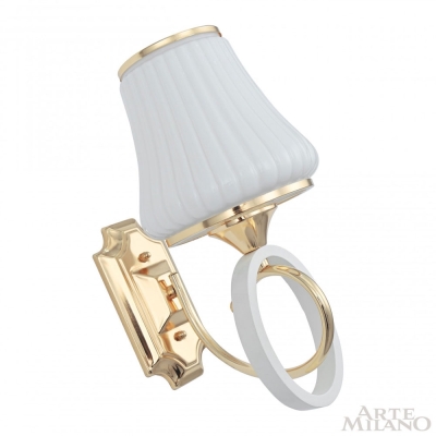 Бра 302387/1W Wh/Gd ★ Arte Milano — купить в интернет магазине ЛЮСТРАВИК☀