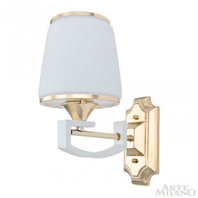 Бра 302457/1W Wh/Gd ★ Arte Milano — купить в интернет магазине ЛЮСТРАВИК☀