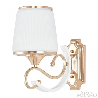 Бра 303857/1W Wh/Gd ★ Arte Milano — купить в интернет магазине ЛЮСТРАВИК☀