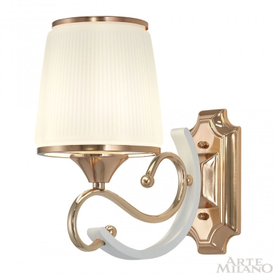 Бра 303857/1W Wh/Gd ★ Arte Milano — купить в интернет магазине ЛЮСТРАВИК☀