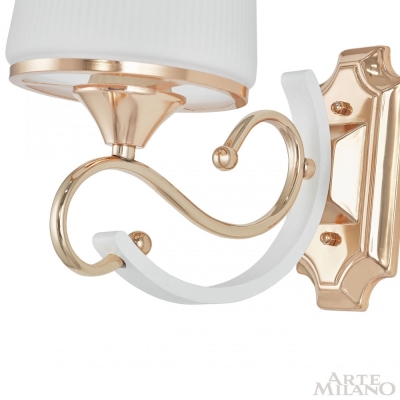 Бра 303857/1W Wh/Gd ★ Arte Milano — купить в интернет магазине ЛЮСТРАВИК☀