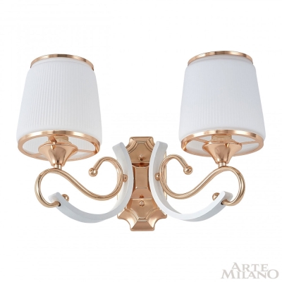 Бра 303857/2W Wh/Gd ★ Arte Milano — купить в интернет магазине ЛЮСТРАВИК☀