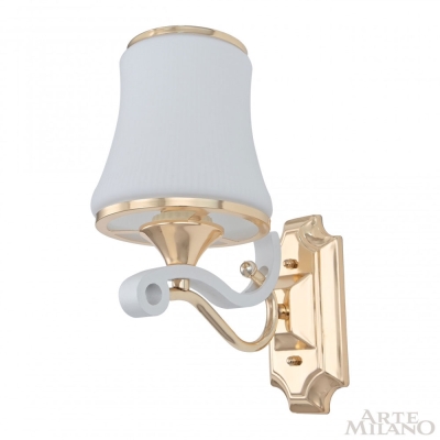 Бра 303987/1W Wh/Gd ★ Arte Milano — купить в интернет магазине ЛЮСТРАВИК☀