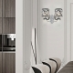 Бра 304957/2W Bk/Ni ★ Arte Milano — купить в интернет магазине ЛЮСТРАВИК☀