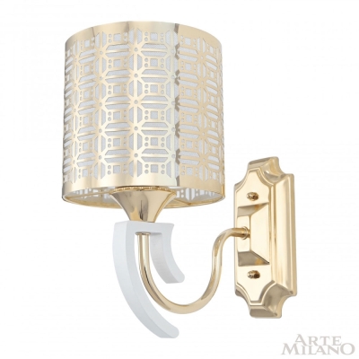 Бра 308857/1W Wh/Gd ★ Arte Milano — купить в интернет магазине ЛЮСТРАВИК☀