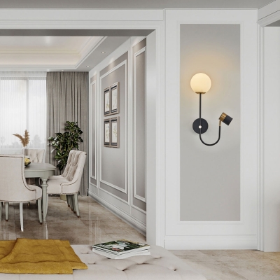 Бра 274802/1+1B BK/GD ★ Arte Milano — купить в интернет магазине ЛЮСТРАВИК☀