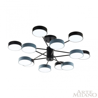 Светильник 250906/12B Bk/Gr ★ Arte Milano — купить в интернет магазине ЛЮСТРАВИК☀