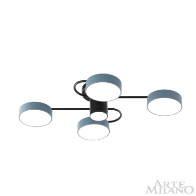 Светильник 253039/4+1 Bk/Gr ★ Arte Milano — купить в интернет магазине ЛЮСТРАВИК☀