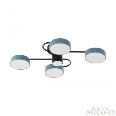 Светильник 253039/4+1 Bk/Gr ★ Arte Milano — купить в интернет магазине ЛЮСТРАВИК☀