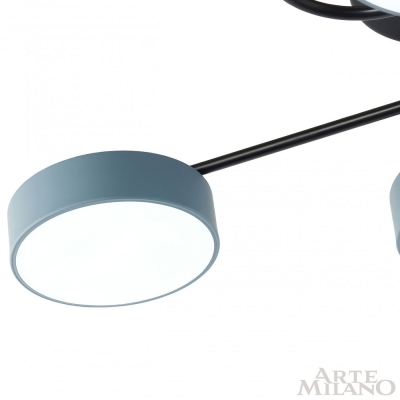 Светильник 253039/4+1 Bk/Gr ★ Arte Milano — купить в интернет магазине ЛЮСТРАВИК☀