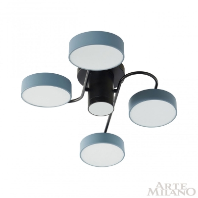 Светильник 253039/4+1 Bk/Gr ★ Arte Milano — купить в интернет магазине ЛЮСТРАВИК☀