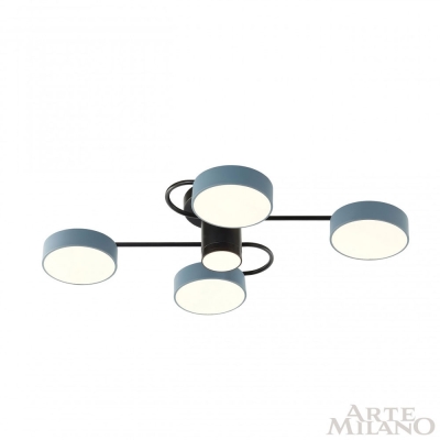 Светильник 253039/4+1 Bk/Gr ★ Arte Milano — купить в интернет магазине ЛЮСТРАВИК☀