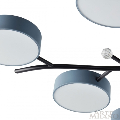 Светильник 256606/8+1 Bk/Gr ★ Arte Milano — купить в интернет магазине ЛЮСТРАВИК☀