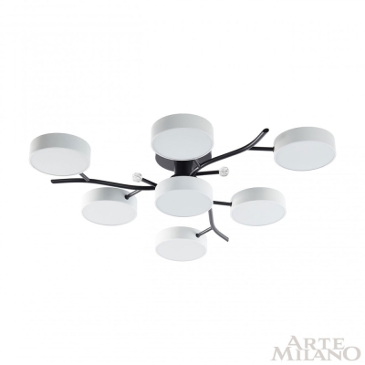 Cветильник 256606/6+1 Bk/Wh ★ Arte Milano — купить в интернет магазине ЛЮСТРАВИК☀