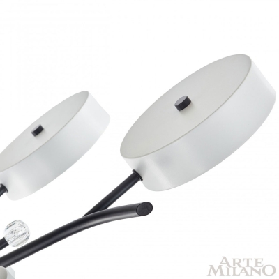 Cветильник 256606/6+1 Bk/Wh ★ Arte Milano — купить в интернет магазине ЛЮСТРАВИК☀