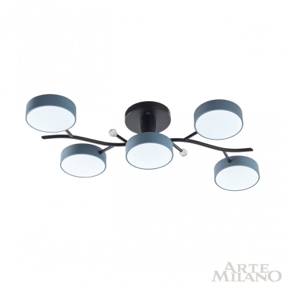 Светильник 256606/5 Bk/Gr ★ Arte Milano — купить в интернет магазине ЛЮСТРАВИК☀