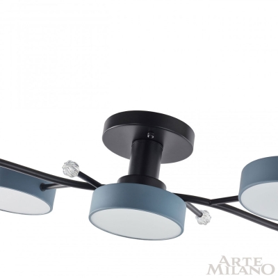 Светильник 256606/5 Bk/Gr ★ Arte Milano — купить в интернет магазине ЛЮСТРАВИК☀