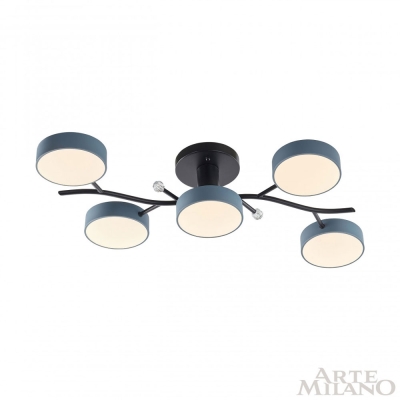 Светильник 256606/5 Bk/Gr ★ Arte Milano — купить в интернет магазине ЛЮСТРАВИК☀