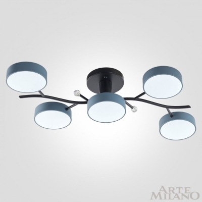 Светильник 256606/5 Bk/Gr ★ Arte Milano — купить в интернет магазине ЛЮСТРАВИК☀