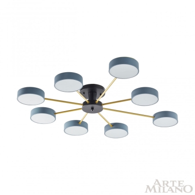 Светильник 252006/8 Bk/Gr ★ Arte Milano — купить в интернет магазине ЛЮСТРАВИК☀