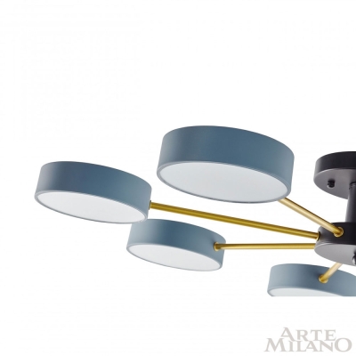 Светильник 252006/8 Bk/Gr ★ Arte Milano — купить в интернет магазине ЛЮСТРАВИК☀