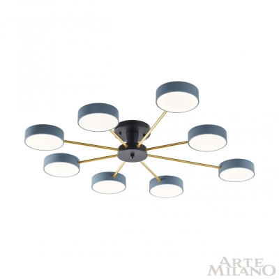 Светильник 252006/8 Bk/Gr ★ Arte Milano — купить в интернет магазине ЛЮСТРАВИК☀