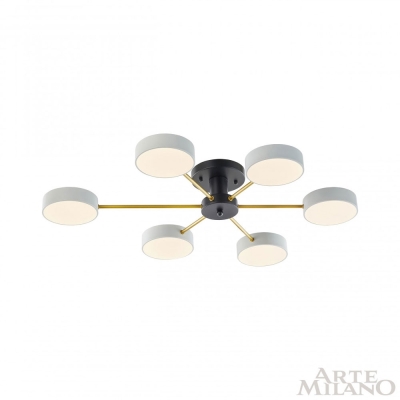 Светильник 252006/6 Bk/Wh ★ Arte Milano — купить в интернет магазине ЛЮСТРАВИК☀