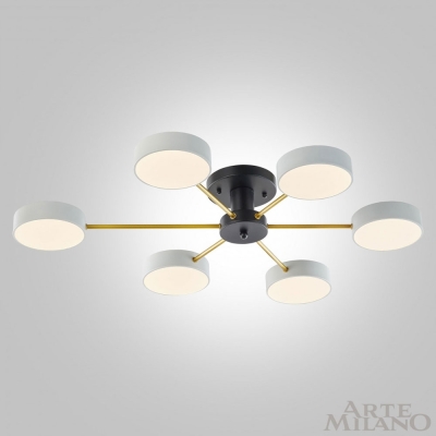 Светильник 252006/6 Bk/Wh ★ Arte Milano — купить в интернет магазине ЛЮСТРАВИК☀