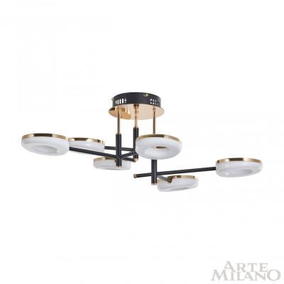 Светильник 272999/6 BK/GD ★ Arte Milano — купить в интернет магазине ЛЮСТРАВИК☀