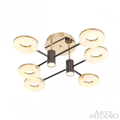 Светильник 271399/6 BK/GD ★ Arte Milano — купить в интернет магазине ЛЮСТРАВИК☀