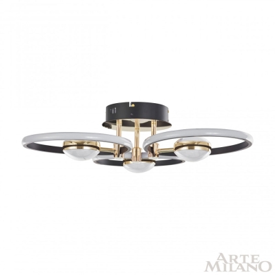 Светильник 276140/3+3 BK/GD ★ Arte Milano — купить в интернет магазине ЛЮСТРАВИК☀