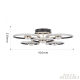 Светильник 276140/6+6 BK/GD ★ Arte Milano — купить в интернет магазине ЛЮСТРАВИК☀