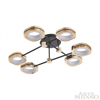Светильник 277999/6 BK/GD ★ Arte Milano — купить в интернет магазине ЛЮСТРАВИК☀