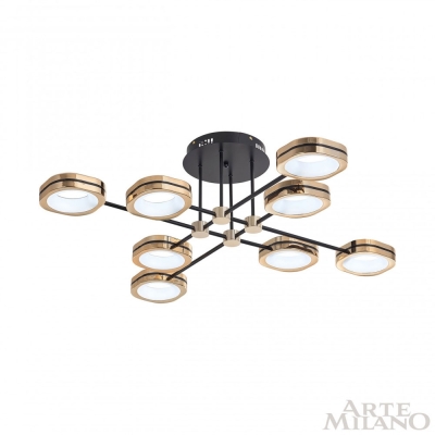 Светильник 277999/8 BK/GD ★ Arte Milano — купить в интернет магазине ЛЮСТРАВИК☀