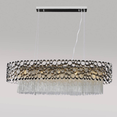 Подвес FASHION SP5 L100 ★Crystal Lux, Матовый никель► — Купить▼