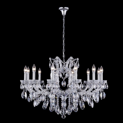 Люстра HOLLYWOOD SP12 CHROME ★Crystal Lux, Хром► — Купить▼