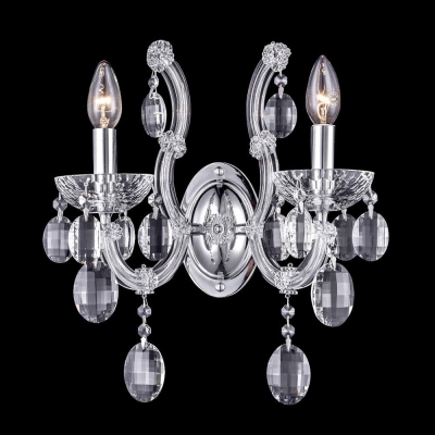 Бра HOLLYWOOD AP2 CHROME ★Crystal Lux, Хром► — Купить▼