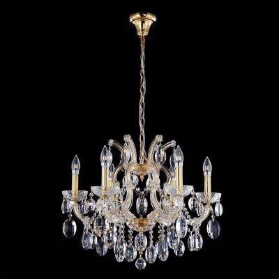 Люстра HOLLYWOOD SP6 GOLD ★Crystal Lux, Золото► — Купить▼