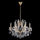 Люстра HOLLYWOOD SP6 GOLD ★Crystal Lux, Золото► — Купить▼