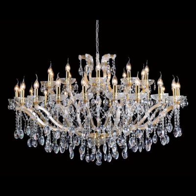 Люстра HOLLYWOOD SP20+10 GOLD ★Crystal Lux, Золото► — Купить▼
