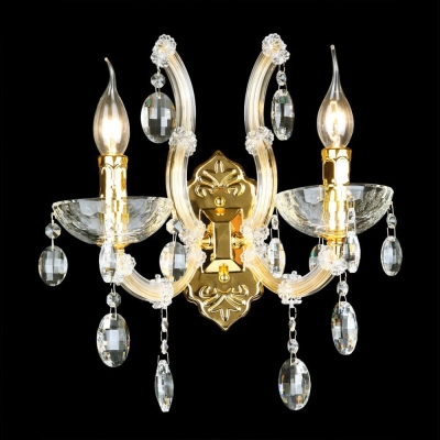 Бра HOLLYWOOD AP2 GOLD ★Crystal Lux, Золото► — Купить▼