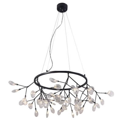 Люстра EVITA SP45 D BLACK/TRANSPARENT ★Crystal Lux, Черный► — Купить▼