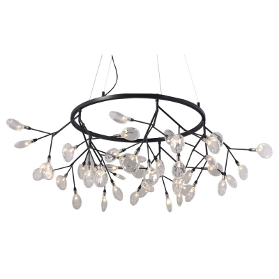 Люстра EVITA SP45 D BLACK/TRANSPARENT ★Crystal Lux, Черный► — Купить▼