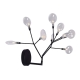 Бра EVITA AP9 BLACK/TRANSPARENT ★Crystal Lux, Черный► — Купить▼