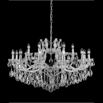 Люстра Hollywood SP12+6 Chrome ★Crystal Lux, Хром► — Купить▼