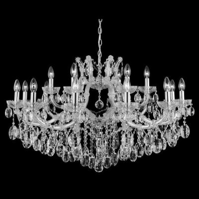Люстра Hollywood SP12+6 Chrome ★Crystal Lux, Хром► — Купить▼