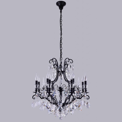 Люстра Magnifico SP13 Black/Transparent ★Crystal Lux, Черный► — Купить▼
