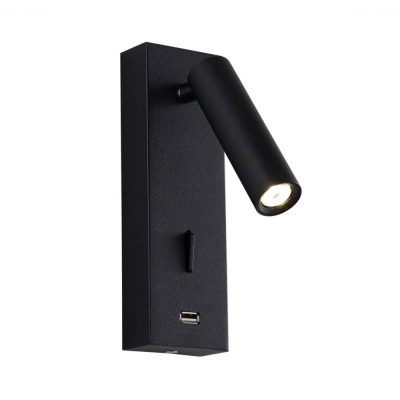 Светильник CLT 210W USB BL ★Crystal Lux, Черный► — Купить▼