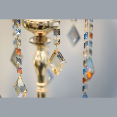 Торшер MERCEDES PT1 GOLD/COLOR ★Crystal Lux, Золото► — Купить▼