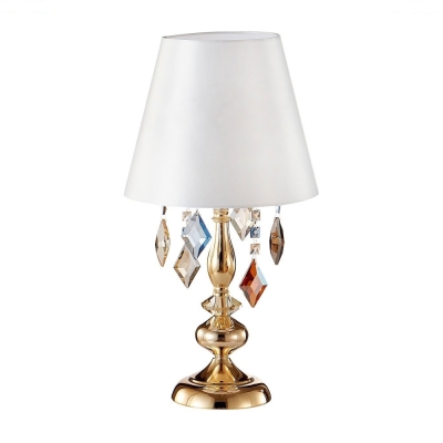 Настольная лампа MERCEDES LG1 GOLD/COLOR ★Crystal Lux, Золото► — Купить▼